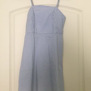 Urban Outfitters Blue and White Striped Dress